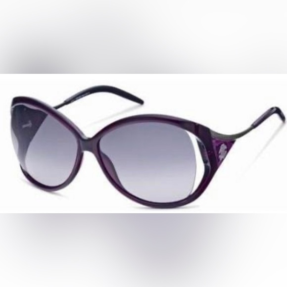 ROBERTO CAVALLI OLIVIA RC 573S 81B 62MM BUTTERFLY GRADIENT SUNGLASSES WITH CASE - Picture 13 of 13